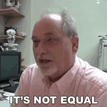 Its Not Equal Charles Severance GIF - Its Not Equal Charles Severance Dr Chuck GIFs