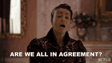 Are We All In Agreement Lady Danbury GIF - Are We All In Agreement Lady Danbury Adjoa Andoh GIFs