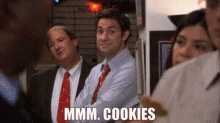 The Office Dwight Schrute GIF - The Office Dwight Schrute Mmm Cookies GIFs