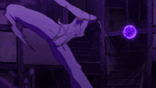 a purple background with a white light coming out of the middle