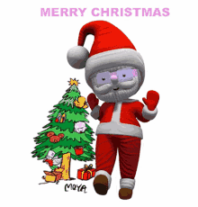 Merry Christmas Santa Claus GIF - Merry Christmas Santa Claus Noël GIFs