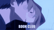 book club anime anime kiss kiss book club kiss