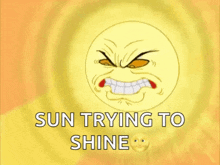 Angry Sun Summer GIF