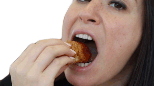 Julia Eating Sticker - Julia Eating Munching Stickers