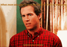 When Mom Asks You To Give Her A Kiss In Front Of Everyone Seriously Mom GIF - When Mom Asks You To Give Her A Kiss In Front Of Everyone Seriously Mom Ryan Reynolds GIFs