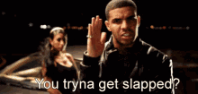 Slapped Drake GIF - Slapped Drake Annoyed GIFs