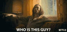 Who Is This Guy Robert Sheehan GIF - Who Is This Guy Robert Sheehan Klaus Hargreeves GIFs