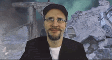 Nostalgia Critic Did He Just Say Sing This Fart Together GIF - Nostalgia Critic Did He Just Say Sing This Fart Together Doug Walker GIFs