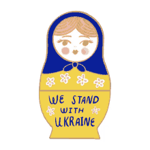 diegodrawsart we stand with ukraine united for ukraine matryoshka doll