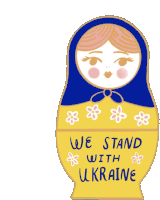 Diegodrawsart We Stand With Ukraine Sticker - Diegodrawsart We Stand With Ukraine United For Ukraine Stickers