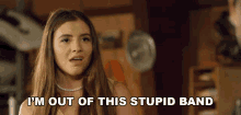 Im Out Of This Stupid Band London GIF - Im Out Of This Stupid Band London Drama Drama GIFs