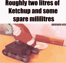 ketchup litres duckpond meme bruh
