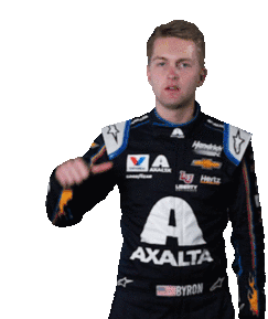 Thumbs Down William Byron Sticker - Thumbs Down William Byron Nascar Stickers