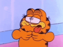 Garfield Choking Die GIF - Garfield Choking Garfield Die GIFs