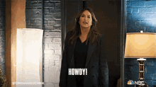 Howdy Gina GIF - Howdy Gina Law And Order Organized Crime GIFs