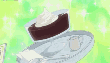 Anime Coffee Jelly GIF - Anime Coffee Jelly Dessert GIFs