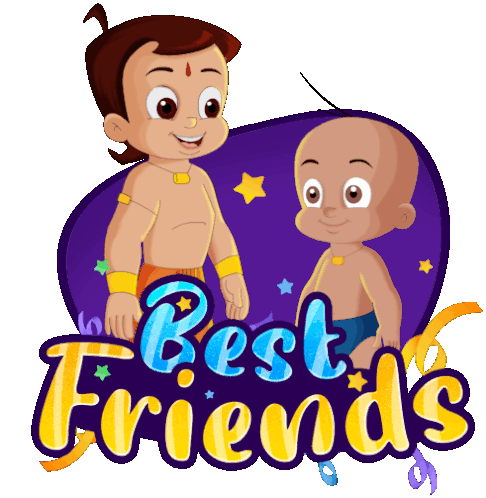 Best Friends Raju Sticker - Best Friends Raju Chhota Bheem Stickers