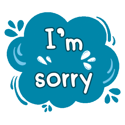 Excuse Apologies Sticker - Excuse Apologies Excuse Me Stickers