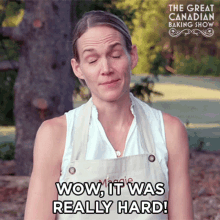 Wow It Was Really Hard The Great Canadian Baking Show GIF - Wow It Was Really Hard The Great Canadian Baking Show Gcbs GIFs