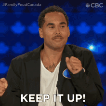 Keep It Up Family Feud Canada GIF - Keep It Up Family Feud Canada Good Job GIFs