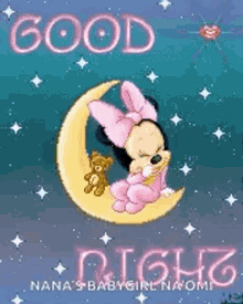 Minnie Mouse Goodnight GIF