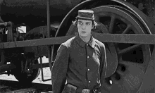 buster keaton oh noes oh no facepalm cant look