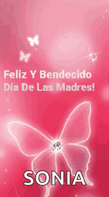 Dia De Las Madres Feliz Y Bendecido GIF - Dia De Las Madres Feliz Y Bendecido Butterflies GIFs