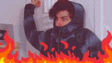 hoodie fire