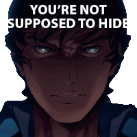 You'Re Not Supposed To Hide Richter Belmont Sticker - You'Re Not Supposed To Hide Richter Belmont Edward Bluemel Stickers