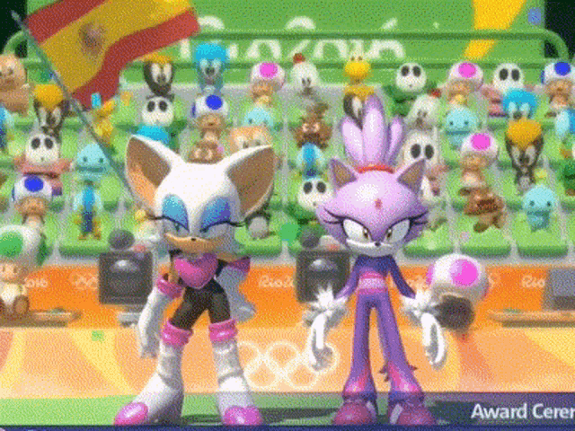 tails the fox and blaze the cat