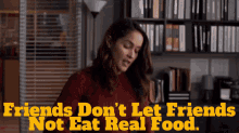 Station19 Andy Herrera GIF - Station19 Andy Herrera Friends Dont Let Friends Not Eat Real Food GIFs