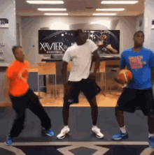 shake dancing xavier university basketball