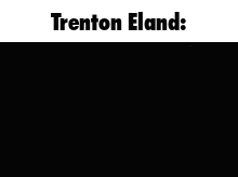 a shrek meme with trenton eland written on it
