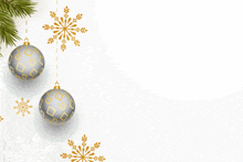a christmas card that says boas festas in gold letters