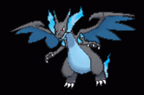 Mega Charizard X Sprite : r/pokemon