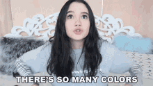 Theres So Many Colors Fiona Frills GIF - Theres So Many Colors Fiona Frills Different Colors GIFs