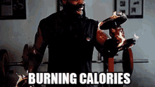 Burning Calories GIF - Fire Workout Gym GIFs