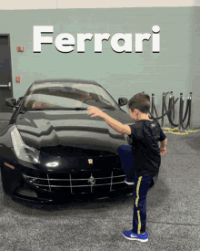 Ferrari Ff Kid Vs Ferrari GIF