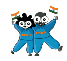 couple indian india flag goals