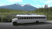Old School Bus Tiny Home GIF