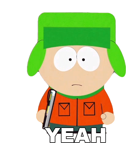 Yeah Kyle Broflovski Sticker - Yeah Kyle Broflovski South Park Stickers