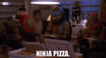 tmnt michelangelo ninja pizza pizza pizza day