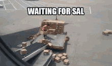 Sal Waiting For Sal GIF - Sal Waiting For Sal Package GIFs
