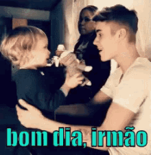 Bom Dia Irmão / Mano / Irmãos / Justin Bieber GIF - Justin Bieber Good Morning Brother Good Morning GIFs