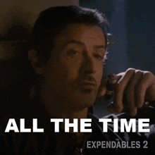 All The Time Barney Ross GIF - All The Time Barney Ross Sylvester Stallone GIFs