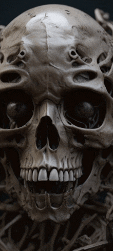 Alien Skull Psychedelic Skull GIF - Alien Skull Psychedelic Skull Skulduggery GIFs