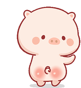 Piggy Booty Sticker - Piggy Booty Kawaii Stickers