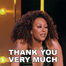 Thank You Very Much Mel B GIF - Thank You Very Much Mel B Queen Of The Universe GIFs
