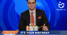 Birthday Look Down GIF - Its Your Birthday This Just In Cake GIFs
