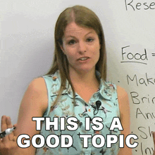 This Is A Good Topic Emma GIF - This Is A Good Topic Emma Engvid GIFs